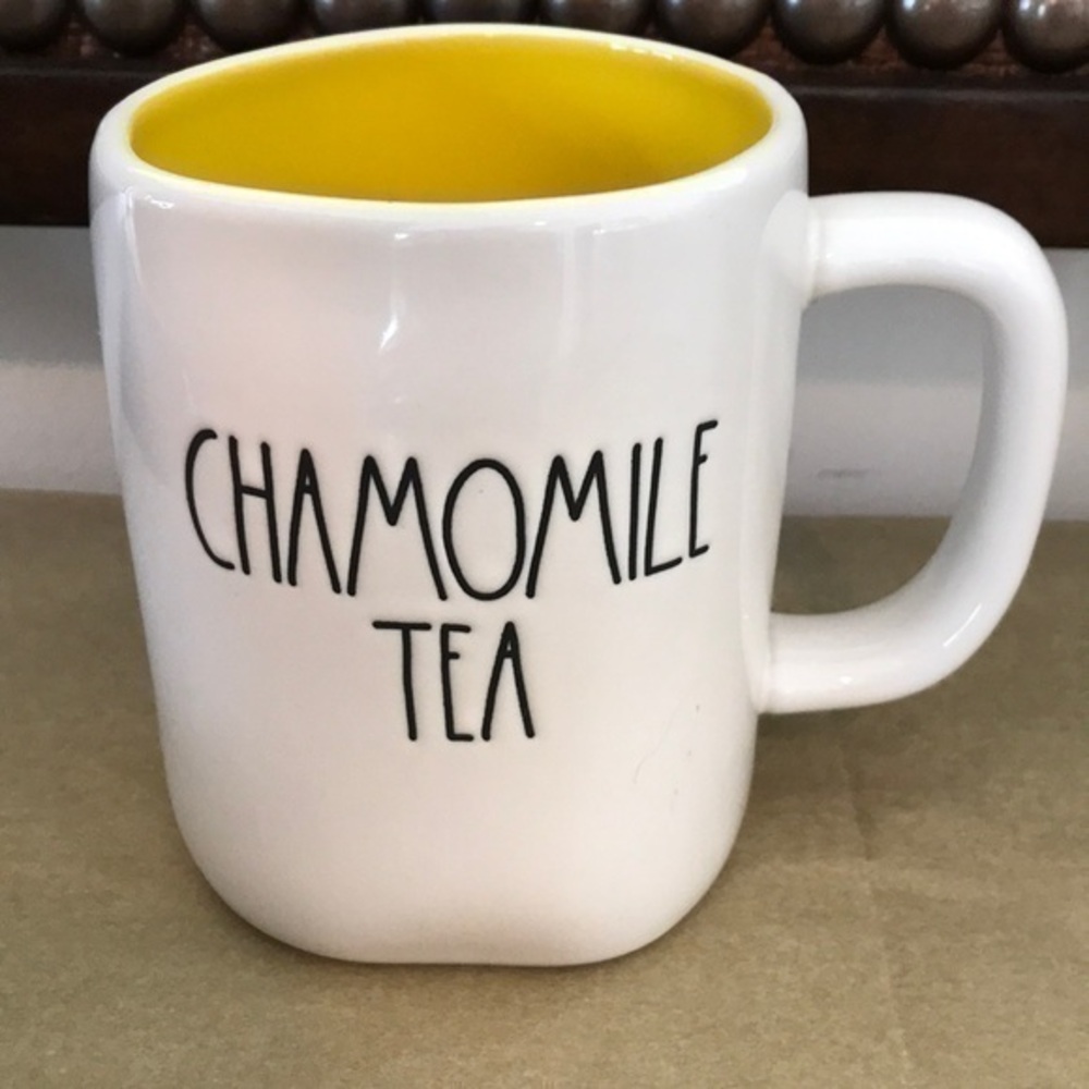Rae Dunn - 3/$48 - ‘Chamomile Tea ’ ceramic mug. Yellow. NWT. Firm!